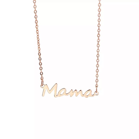 Mother’s Day Mama letter Charm with Chain Link gold silver & rose gold Bracelet - Picture 5 of 16